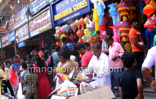 Deepavali shopping in Mangalore